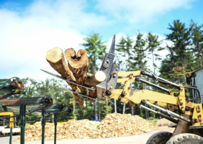 Firewood Being Processed