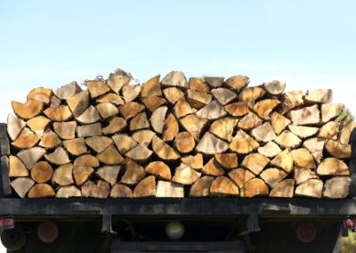 Firewood on Truck